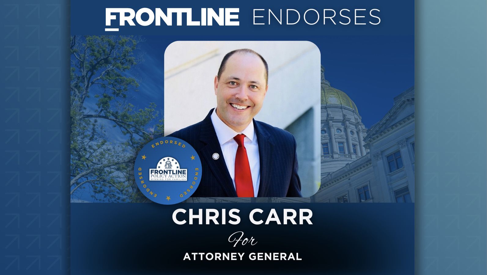 Frontline Endorses Chris Carr for Attorney General