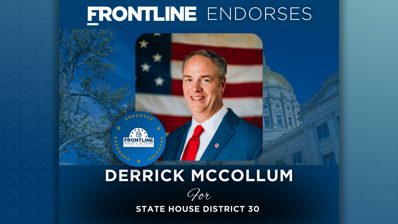 BREAKING: Frontline Endorses Derrick McCollum for State House District 30