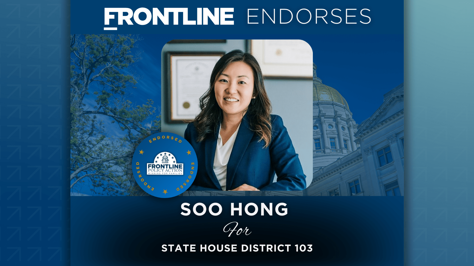 BREAKING: Frontline Endorses Soo Hong for State House District 103