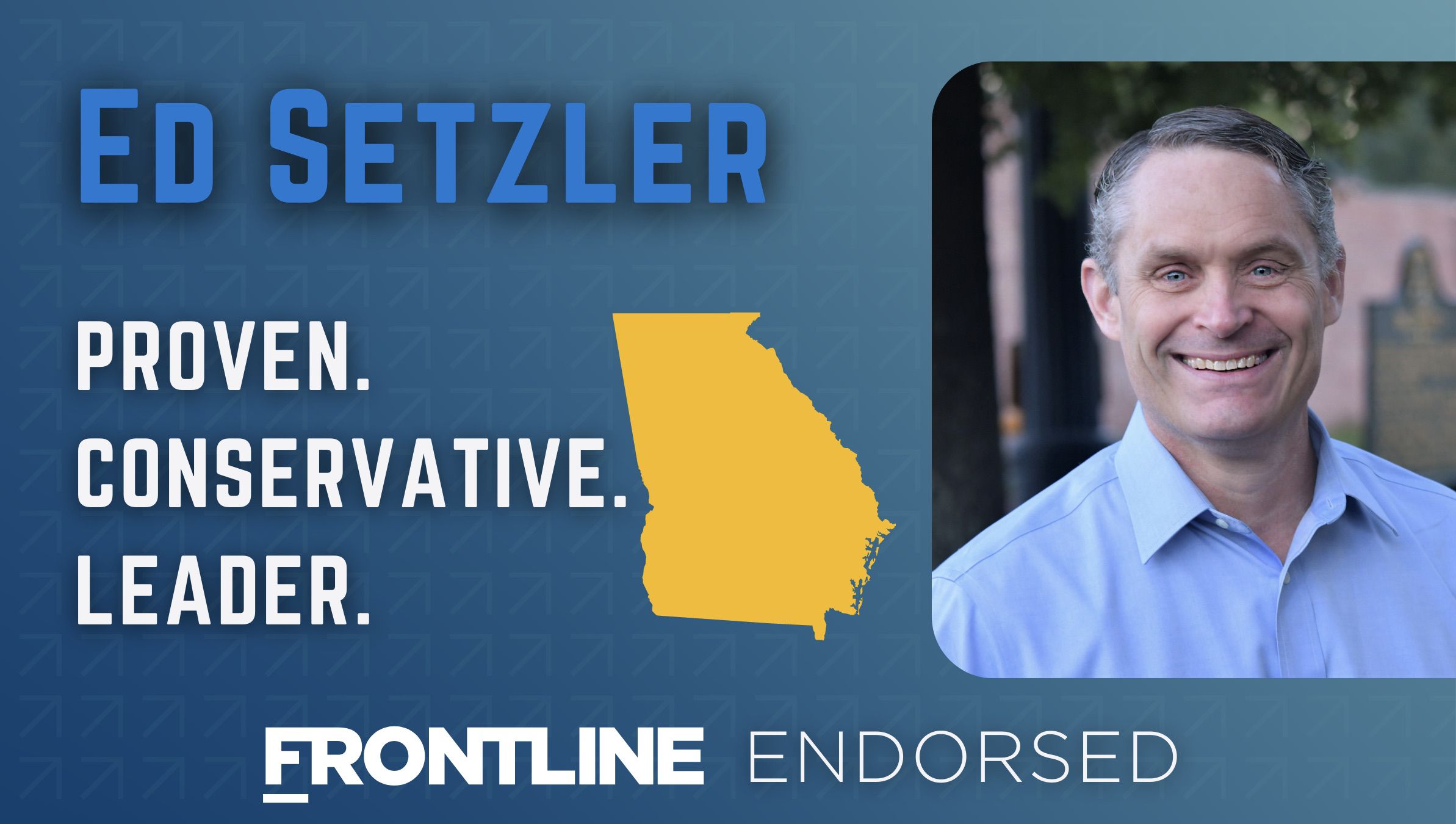 Reminder – Vote for Ed Setzler for State Senate District 37