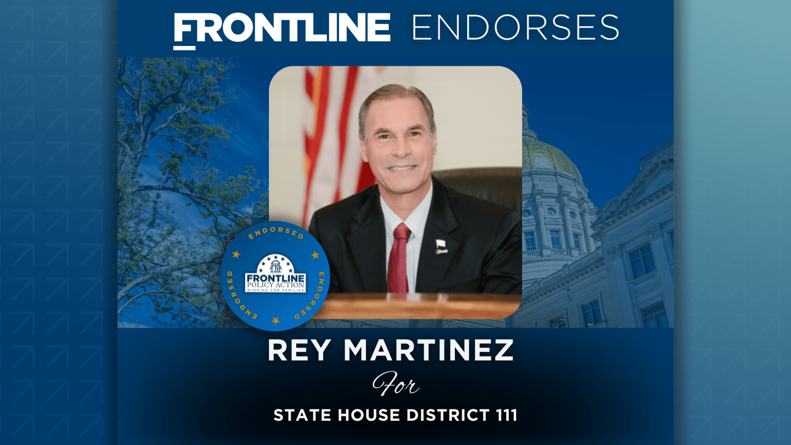 BREAKING: Frontline Endorses Rey Martinez for State House District 111