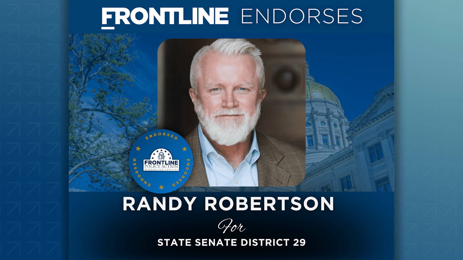 BREAKING: Frontline Endorses Randy Robertson for Senate District 29