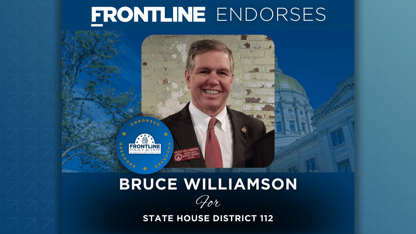 BREAKING: Frontline Endorses Bruce Williamson for State House District 112