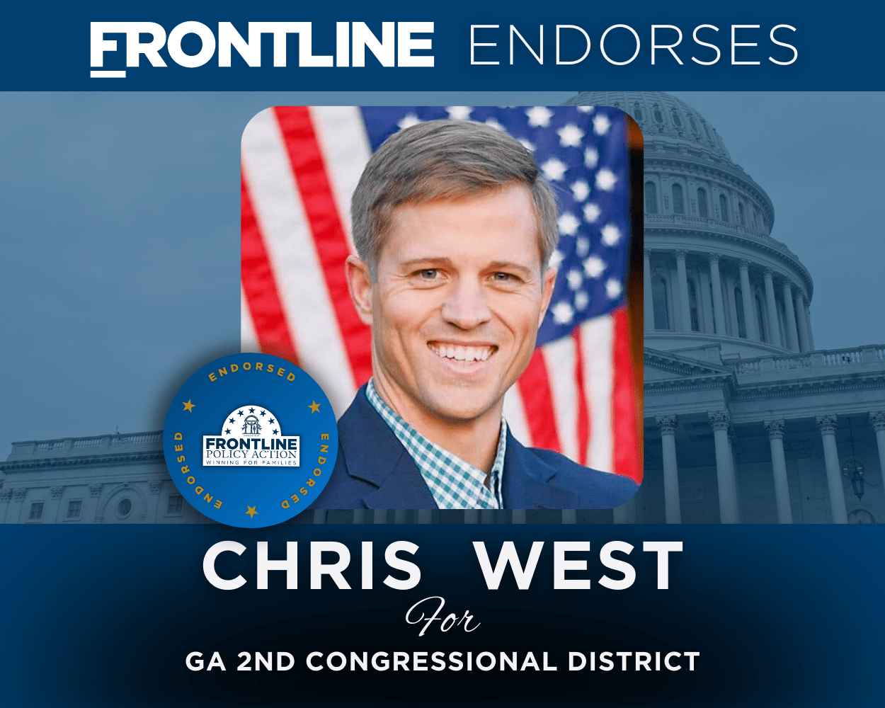Frontline Endorses Chris West for Congress