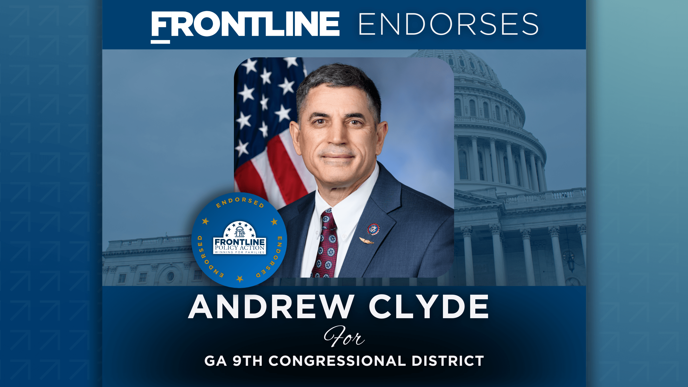 Frontline Endorses Congressman Andrew Clyde
