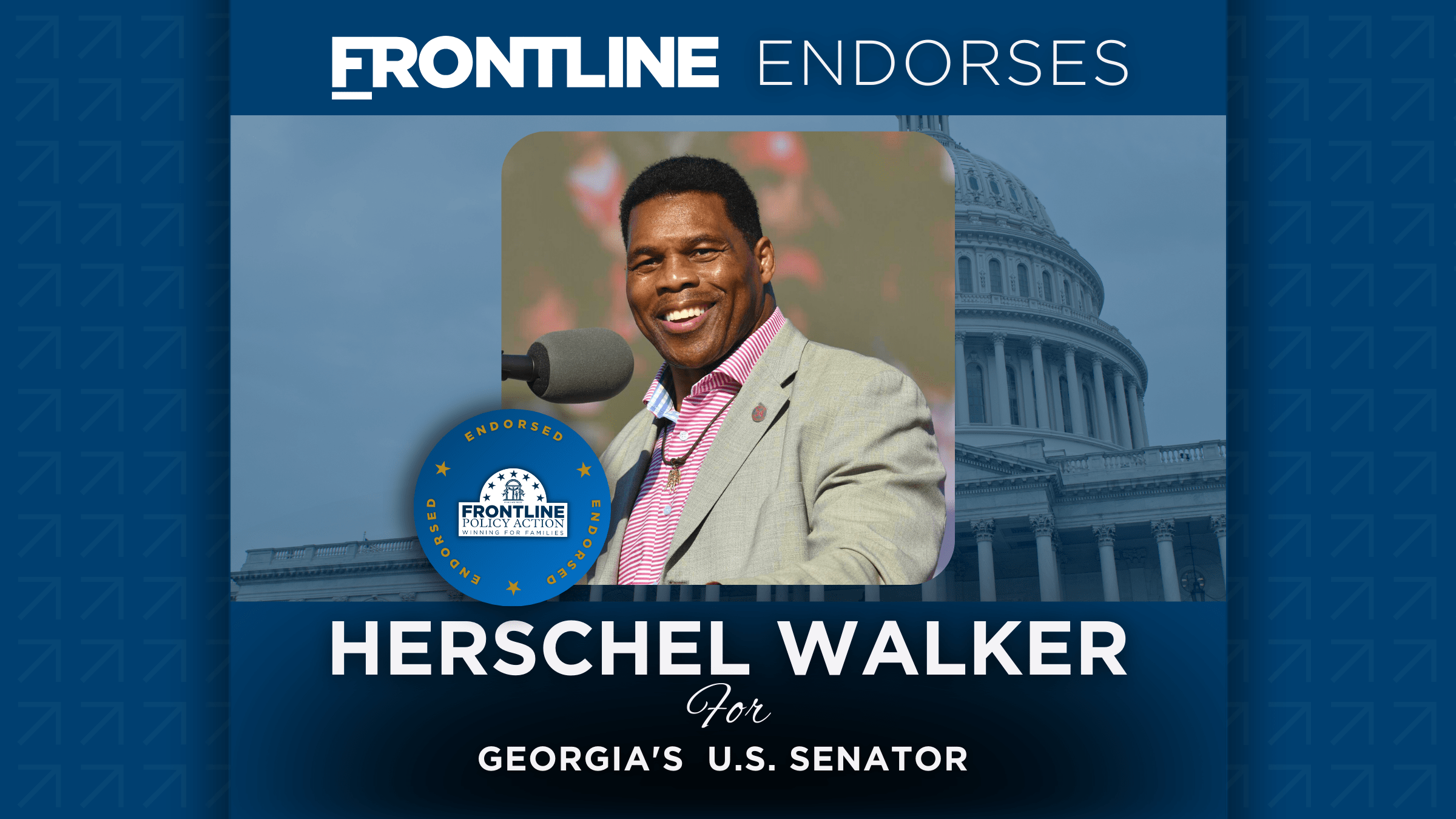 Frontline Endorses Herschel Walker