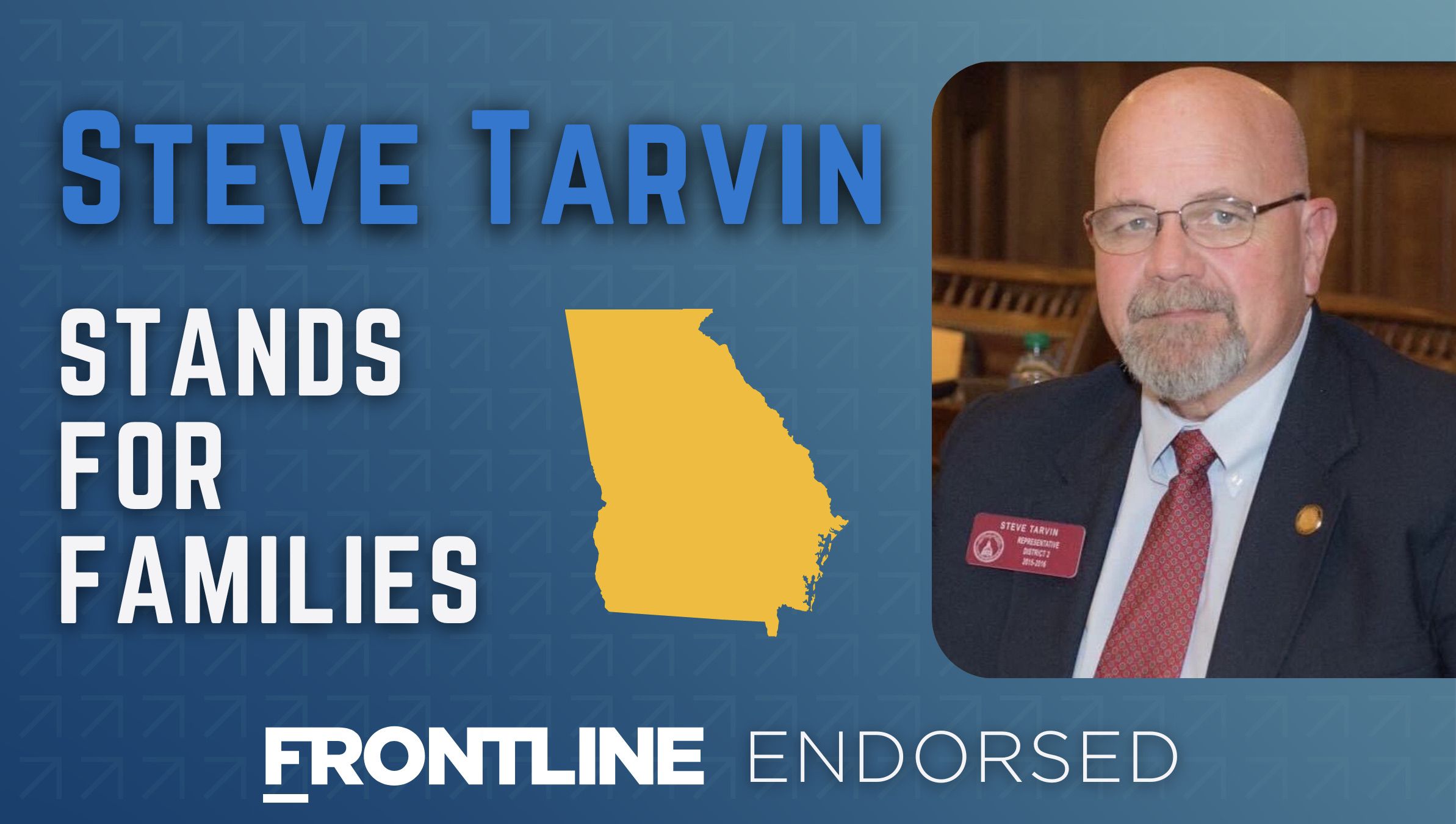 Reminder – Vote for Steve Tarvin for State House District 2