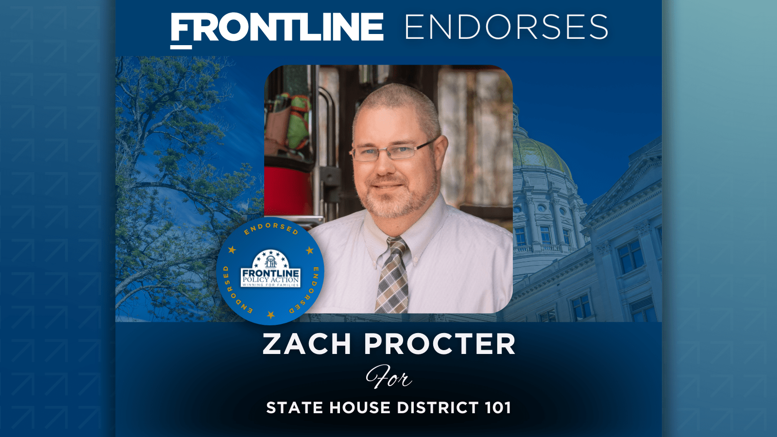 BREAKING: Frontline Endorses Zach Procter for State House District 101