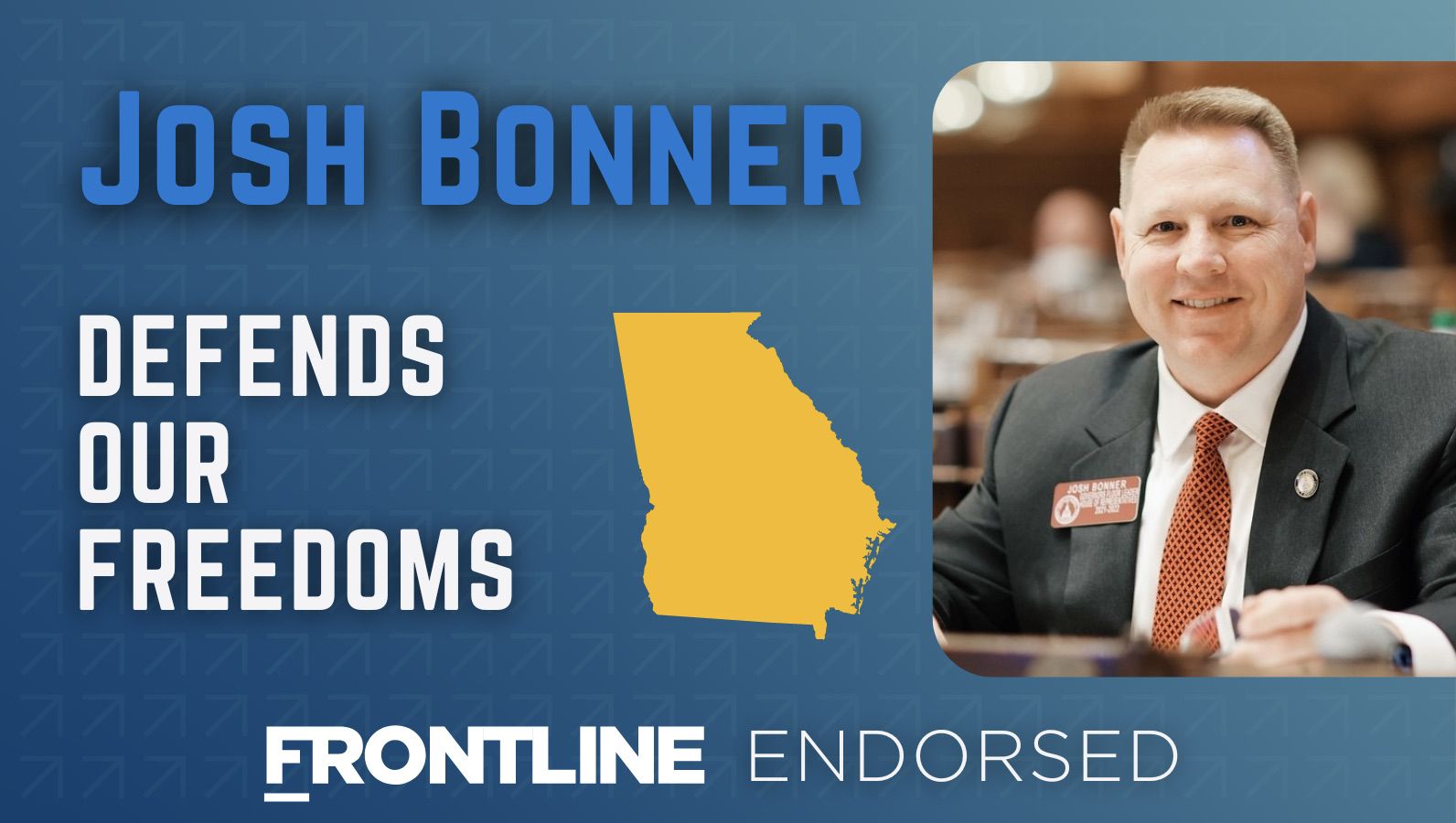 Reminder – Vote for Josh Bonner for State House District 73
