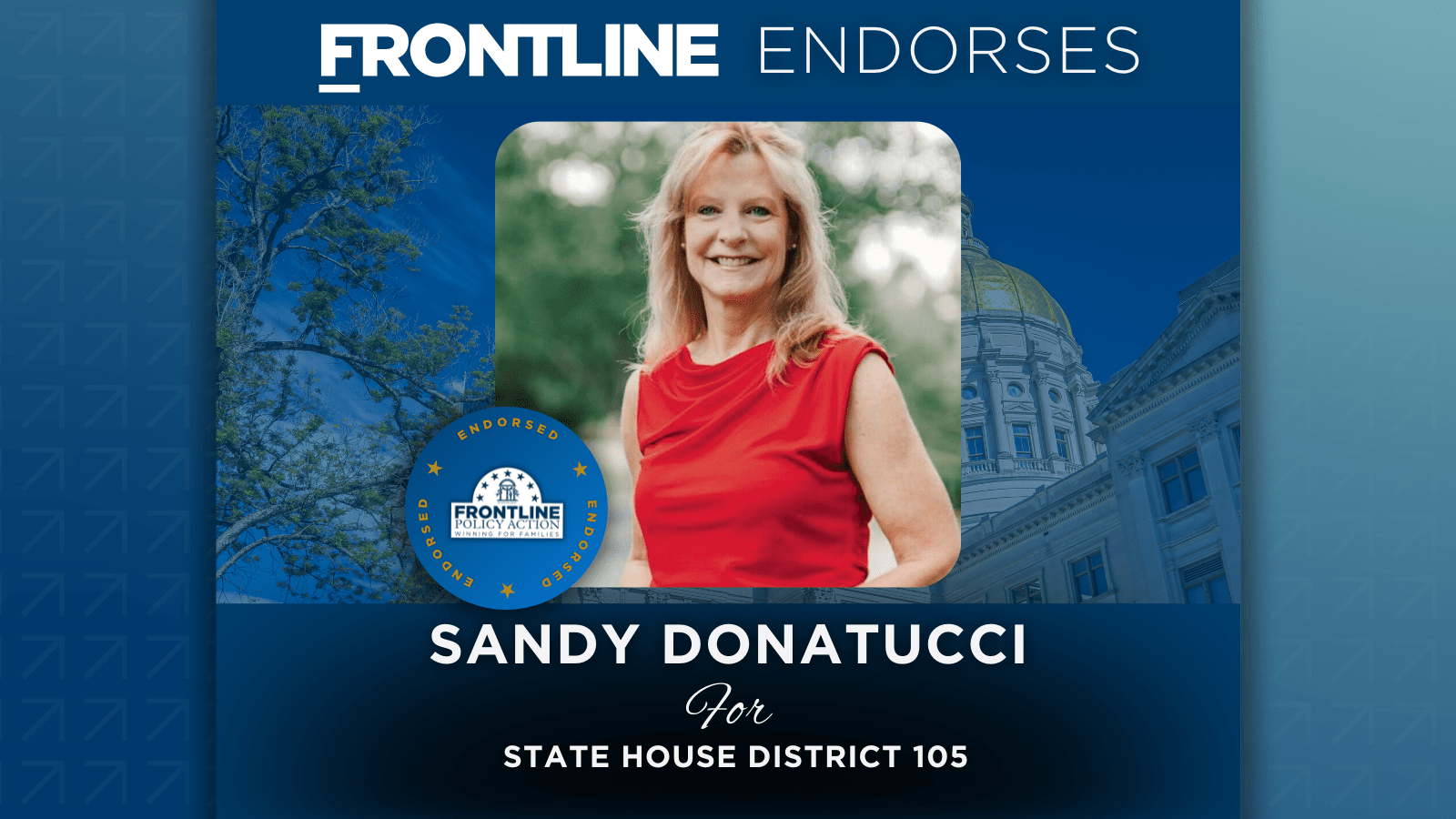 BREAKING: Frontline Endorses Sandy Donatucci for State House District 105