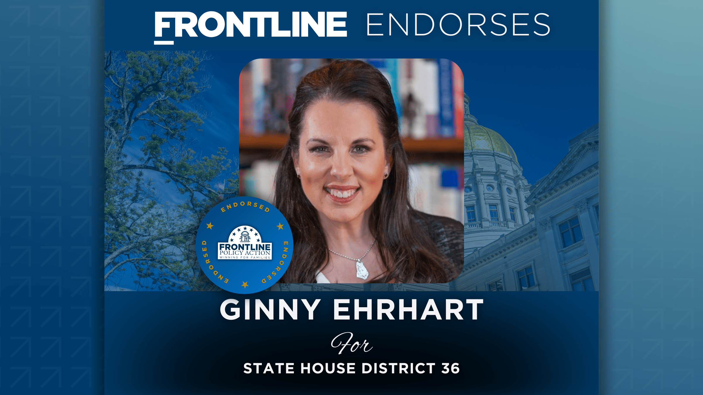 BREAKING: Frontline Endorses Ginny Ehrhart for State House District 36
