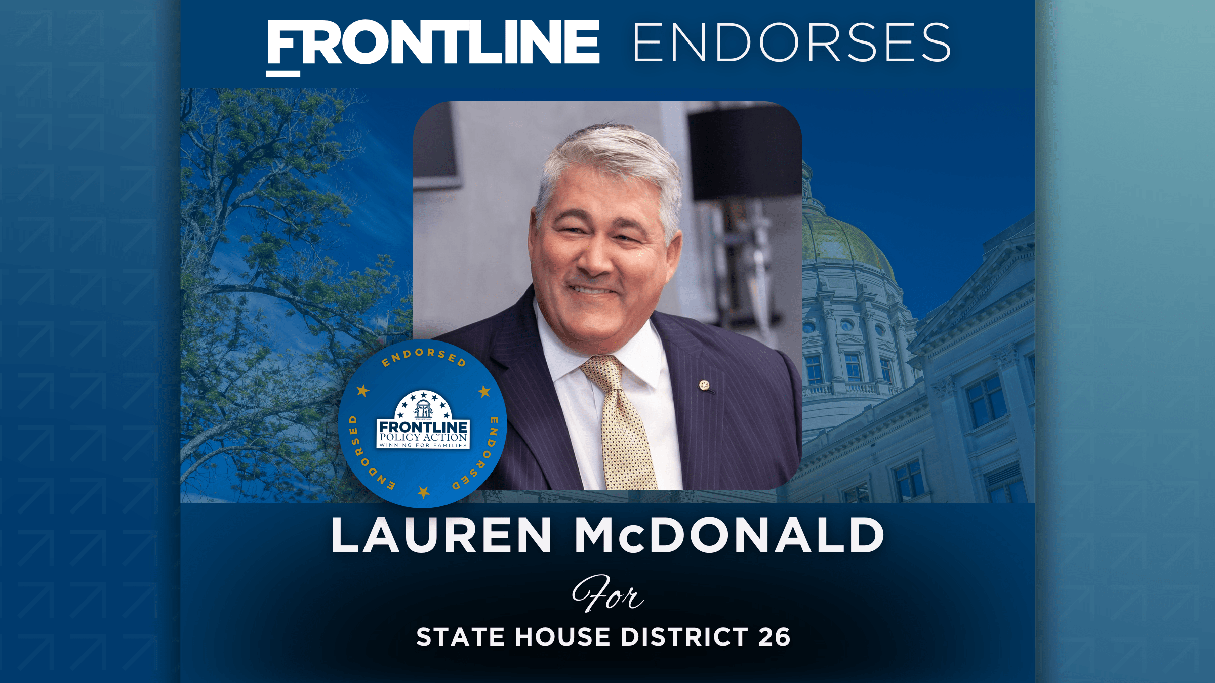 BREAKING: Frontline Endorses Lauren McDonald for State House District 26