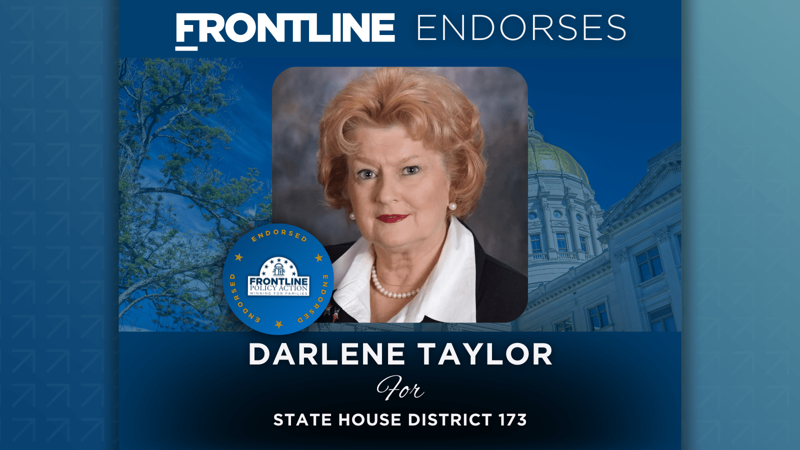 BREAKING: Frontline Endorses Darlene Taylor for State House District 173