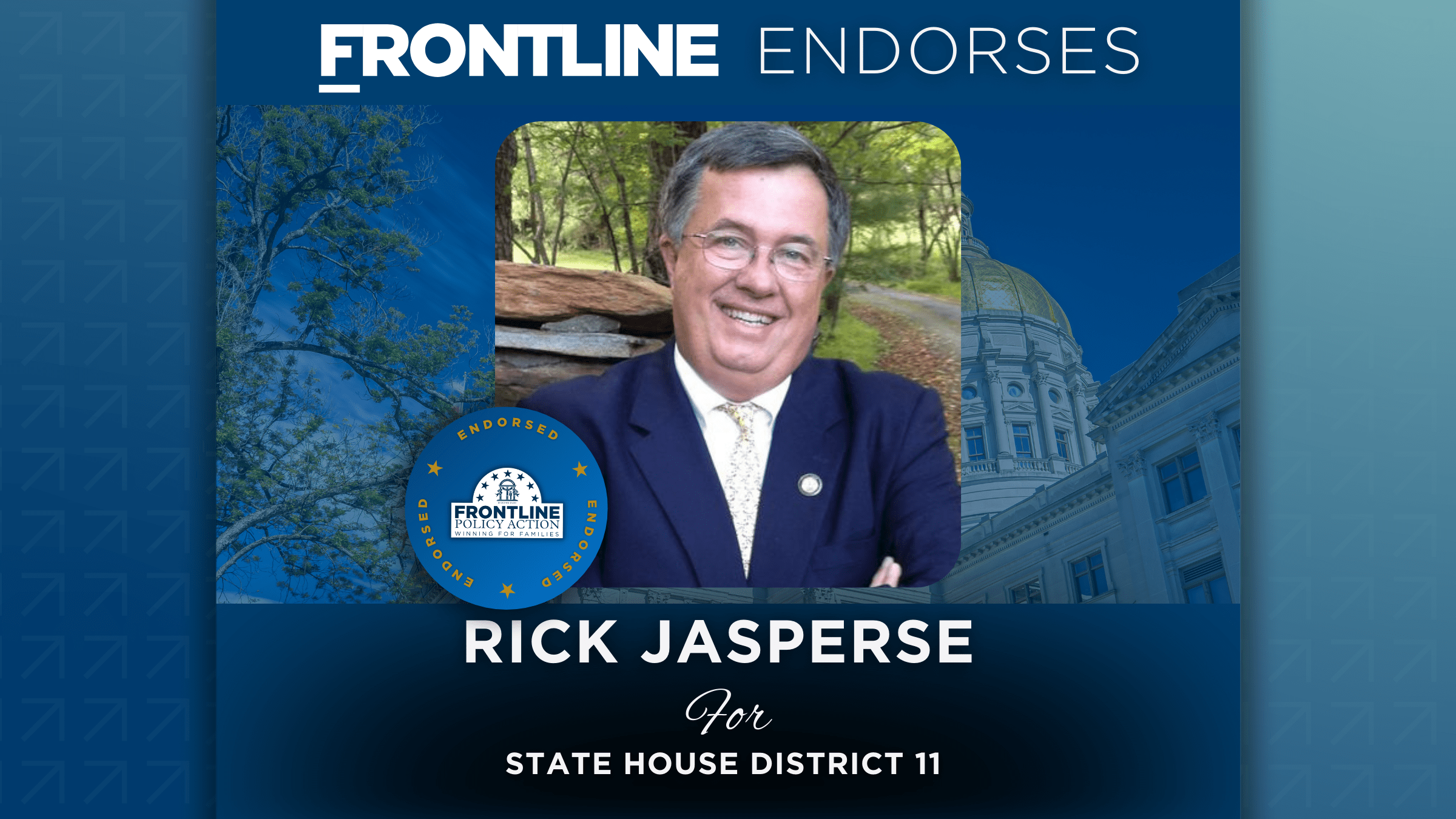 BREAKING: Frontline Endorses Rick Jasperse for State House District 11